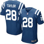 Wholesale Cheap Nike Colts #28 Jonathan Taylor Royal Blue Team Color Men's Stitched NFL Vapor Untouchable Elite Jersey