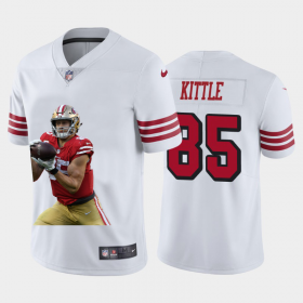 Cheap San Francisco 49ers #85 George Kittle Nike Team Hero 3 Rush Vapor Limited NFL Jersey White