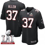 Wholesale Cheap Nike Falcons #37 Ricardo Allen Black Alternate Super Bowl LI 51 Youth Stitched NFL Elite Jersey