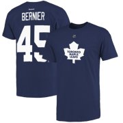 Wholesale Cheap Toronto Maple Leafs #45 Jonathan Bernier Reebok Name and Number Player T-Shirt Navy