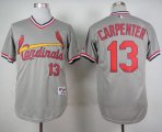 Wholesale Cheap Cardinals #13 Matt Carpenter Grey 1978 Turn Back The Clock Stitched MLB Jersey