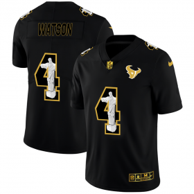 Wholesale Cheap Houston Texans #4 Deshaun Watson Men\'s Nike Carbon Black Vapor Cristo Redentor Limited NFL Jersey