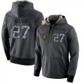 Wholesale Cheap NFL Men's Nike Oakland Raiders #27 Reggie Nelson Stitched Black Anthracite Salute to Service Player Performance Hoodie