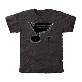 Wholesale Cheap Men\'s St. Louis Blues Black Rink Warrior T-Shirt
