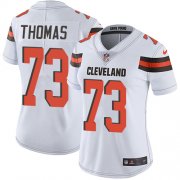 Wholesale Cheap Nike Browns #73 Joe Thomas White Women's Stitched NFL Vapor Untouchable Limited Jersey