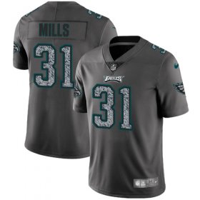 Wholesale Cheap Nike Eagles #31 Jalen Mills Gray Static Men\'s Stitched NFL Vapor Untouchable Limited Jersey
