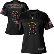 Wholesale Cheap Nike 49ers #3 C.J. Beathard Black Women's NFL Fashion Game Jersey