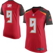 Wholesale Cheap Nike Buccaneers #9 Matt Gay Red Team Color Women's Stitched NFL New Elite Jersey