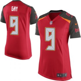 Wholesale Cheap Nike Buccaneers #9 Matt Gay Red Team Color Women\'s Stitched NFL New Elite Jersey