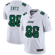 Wholesale Cheap Philadelphia Eagles #86 Zach Ertz White Men's Nike Team Logo Dual Overlap Limited NFL Jersey