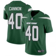 Wholesale Cheap Nike Jets #40 Trenton Cannon Green Team Color Men's Stitched NFL Vapor Untouchable Limited Jersey