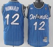 Wholesale Cheap Orlando Magic #12 Dwight Howard Blue Swingman Throwback Jersey
