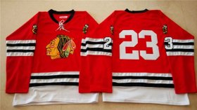 Wholesale Cheap Mitchell And Ness 1960-61 Blackhawks #23 Kris Versteeg Red Stitched NHL Jersey