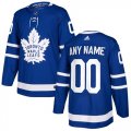 Wholesale Cheap Men's Adidas Maple Leafs Personalized Authentic Royal Blue Home NHL Jersey