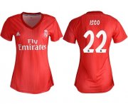Wholesale Cheap Women's Real Madrid #22 Isco Third Soccer Club Jersey