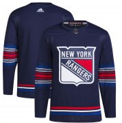 Cheap Men's New York Rangers Blank Navy Stitched Jersey