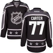 Wholesale Cheap Kings #77 Jeff Carter Black 2017 All-Star Pacific Division Women's Stitched NHL Jersey