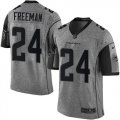 Wholesale Cheap Nike Falcons #24 Devonta Freeman Gray Men's Stitched NFL Limited Gridiron Gray Jersey