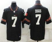 Wholesale Cheap Men's Dallas Cowboys #7 Trevon Diggs Black Mexico 2021 Vapor Untouchable Stitched Nike Limited Jersey