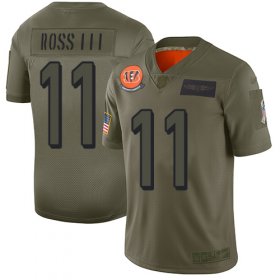 Wholesale Cheap Nike Bengals #11 John Ross III Camo Men\'s Stitched NFL Limited 2019 Salute To Service Jersey