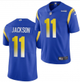 Wholesale Cheap Men's Los Angeles Rams #11 DeSean Jackson 2020 Blue Vapor Untouchable Limited Stitched Jersey