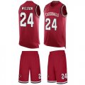 Wholesale Cheap Nike Cardinals #24 Adrian Wilson Red Team Color Men's Stitched NFL Limited Tank Top Suit Jersey