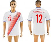 Wholesale Cheap Costa Rica #12 Campbell J. Away Soccer Country Jersey
