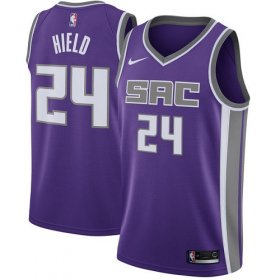 Wholesale Cheap Women\'s Sacramento Kings #24 Buddy Hield Purple Basketball Swingman Icon Edition Jersey