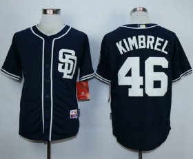 Wholesale Cheap Padres #46 Craig Kimbrel Dark Blue Alternate 1 Cool Base Stitched MLB Jersey