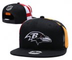 Wholesale Cheap Ravens Team Logo Black 2019 Draft Adjustable Hat YD