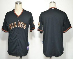 Wholesale Cheap Giants Blank Black Cool Base Stitched MLB Jersey