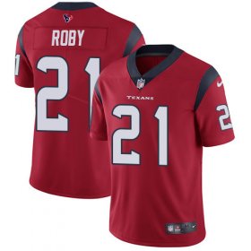Wholesale Cheap Nike Texans #21 Bradley Roby Red Alternate Men\'s Stitched NFL Vapor Untouchable Limited Jersey