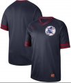 Wholesale Cheap Nike Indians Blank Navy Authentic Cooperstown Collection Stitched MLB Jersey