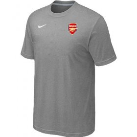 Wholesale Cheap Nike Arsenal Soccer T-Shirt Light Grey