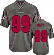 Wholesale Cheap Nike Texans #99 J.J. Watt Grey Men's Stitched NFL Elite Vapor Jersey