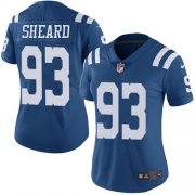Wholesale Cheap Nike Colts #93 Jabaal Sheard Royal Blue Women's Stitched NFL Limited Rush Jersey