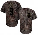 Wholesale Cheap Cubs #9 Javier Baez Camo Realtree Collection Cool Base Stitched Youth MLB Jersey