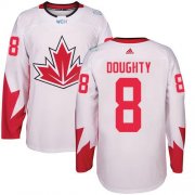 Wholesale Cheap Team CA. #8 Drew Doughty White 2016 World Cup Stitched NHL Jersey