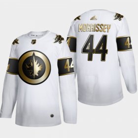 Wholesale Cheap Winnipeg Jets #44 Josh Morrissey Men\'s Adidas White Golden Edition Limited Stitched NHL Jersey