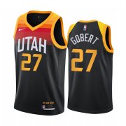 Wholesale Cheap Nike Jazz #27 Rudy Gobert Black NBA Swingman 2020-21 City Edition Jersey