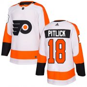 Wholesale Cheap Adidas Flyers #18 Tyler Pitlick White Road Authentic Stitched NHL Jersey