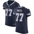 Wholesale Cheap Nike Cowboys #77 Tyron Smith Navy Blue Team Color Men's Stitched NFL Vapor Untouchable Elite Jersey
