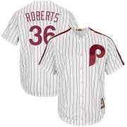 Wholesale Cheap Philadelphia Phillies #36 Robin Roberts Majestic Cooperstown Collection Cool Base Player Jersey White