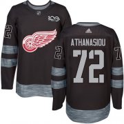 Wholesale Cheap Adidas Red Wings #72 Andreas Athanasiou Black 1917-2017 100th Anniversary Stitched NHL Jersey