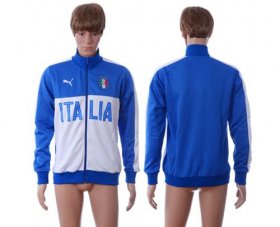 Wholesale Cheap Italy Away Soccer Jackets Blue