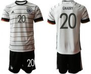 Wholesale Cheap Germany 20 GNABRY Home UEFA Euro 2020 Soccer Jersey