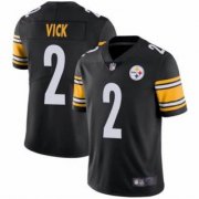 Wholesale Cheap Men's Pittsburgh Steelers #2 Michael Vick Black Vapor Untouchable Limited Stitched Jersey