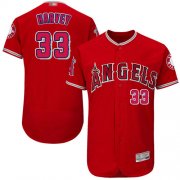Wholesale Cheap Angels of Anaheim #33 Matt Harvey Red Flexbase Authentic Collection Stitched MLB Jersey