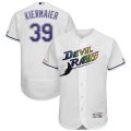 Wholesale Cheap Tampa Bay Rays #39 Kevin Kiermaier Majestic Turn Back The Clock Home Flex Base Authentic Collection Player Jersey White