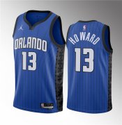 Wholesale Cheap Men's Orlando Magic #13 Jett Howard Blue 2023 Draft Statement Edition Stitched Basketball Jersey